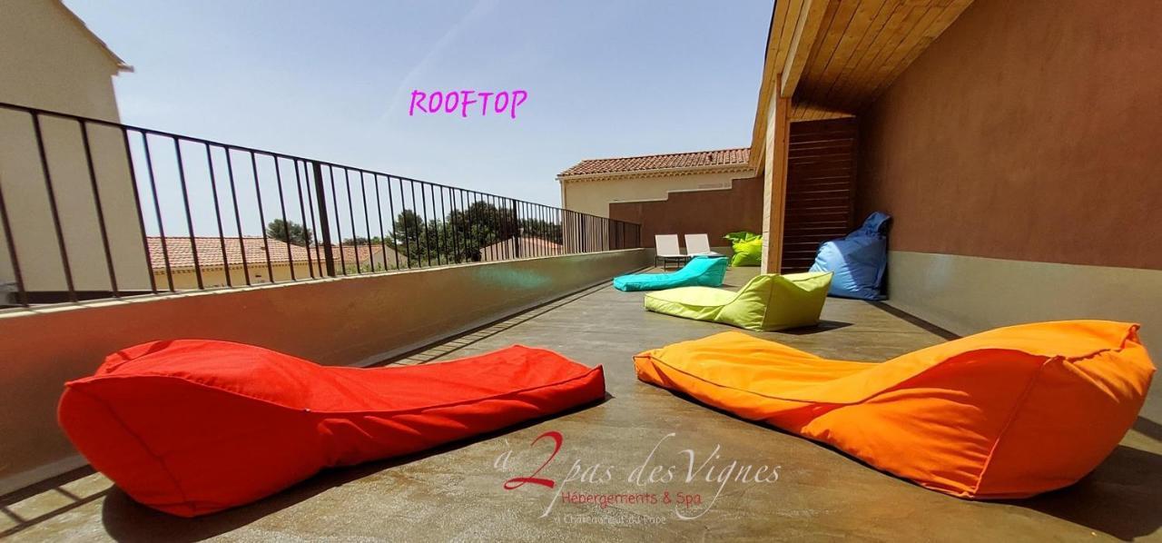 A 2 Pas Des Vignes, Hebergements Et Spa, Maison Numero 6, A Chateauneuf Du Pape Екстер'єр фото
